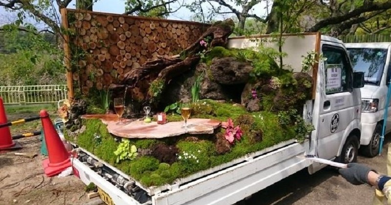 Découvrez les plus beaux « jardins sur camionnettes » récompensés lors d'un concours annuel au Japon 