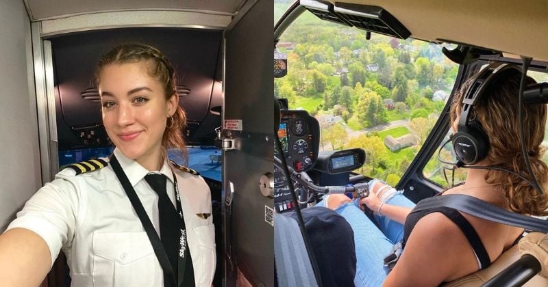À 22 ans, cette pilote d'avion n'en peut plus que tout le monde la prenne pour une hôtesse à cause de son jeune âge