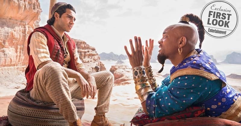 Aladdin : Disney dévoile des premières images avec Will Smith en génie