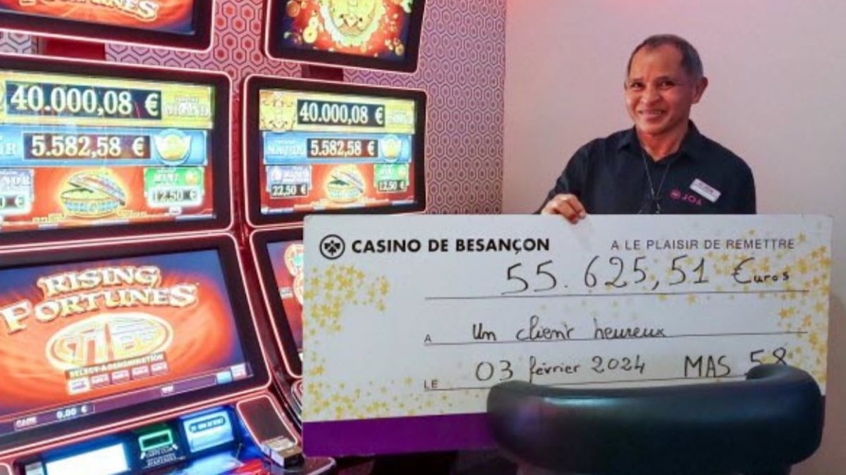 Besançon : il gagne le super jackpot au casino et va pouvoir «réaliser ses rêves»