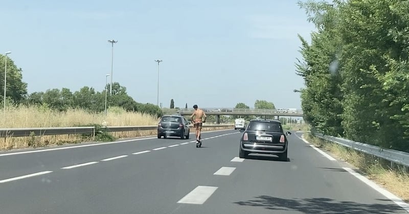 Montpellier : la vidéo d'un homme roulant à 80 km/h sur sa trottinette au milieu des voitures déclenche une polémique