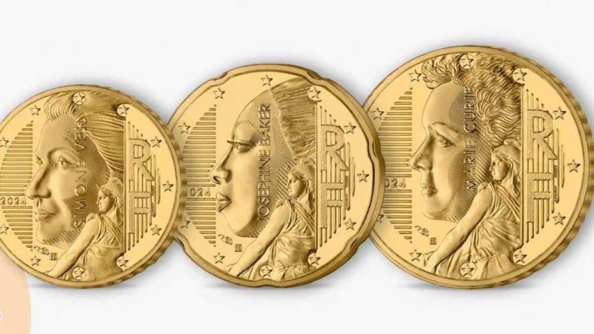 Les nouvelles pièces de 10, 20 et 50 centimes d'euros représenteront Simone Veil, Joséphine Baker et Marie Curie