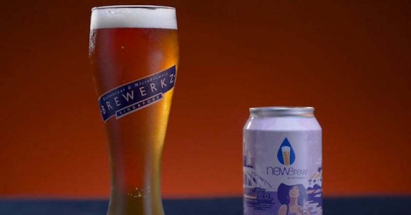 Cette nouvelle bière fabriquée à partir d'eaux usées fait fureur à Singapour 