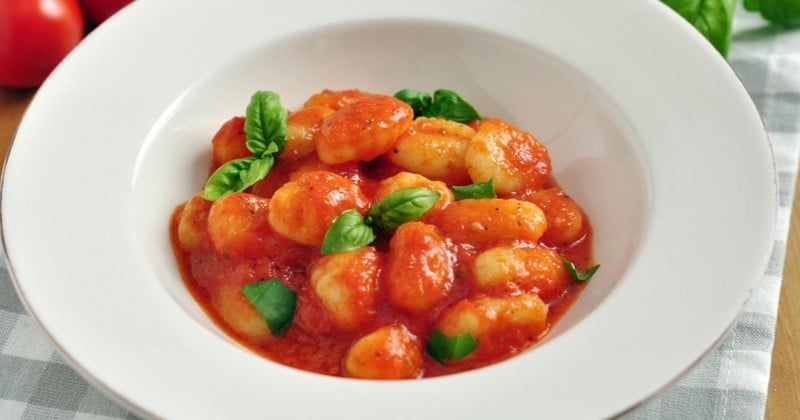 Recette Gnocchi à la sauce tomate