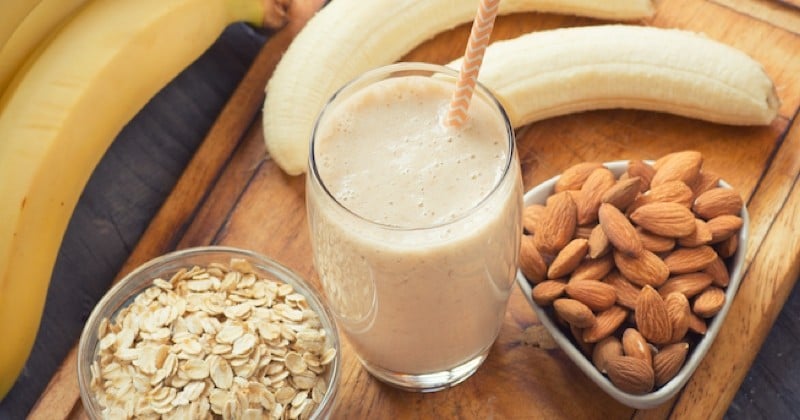 Vous apprécierez tous les bienfaits naturels de ce smoothie à la banane ! 