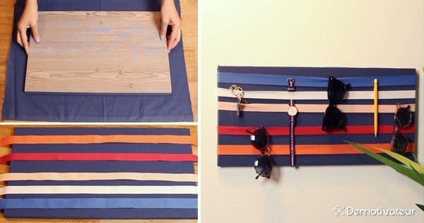 DIY : Optez pour un « vide-poches » mural... et vous ne perdrez plus vos clés et lunettes