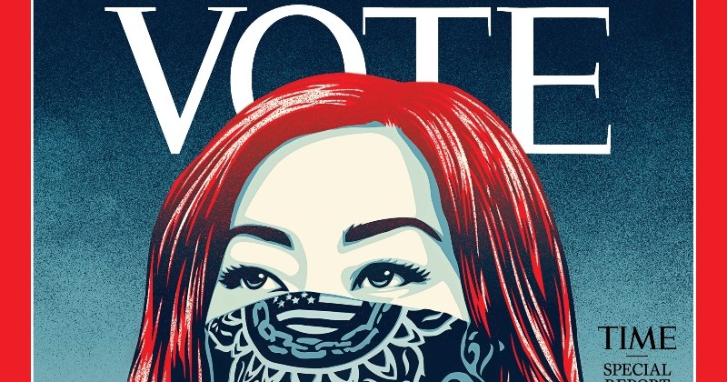 Pour la première fois en près d'un siècle, le célèbre magazine Time change son titre pour inciter les Américains à voter contre Trump