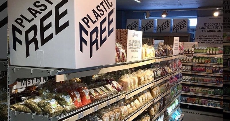 Une chaîne de supermarchés inaugure ses premiers rayons « zéro emballages plastique »... Et envisage de bannir totalement le plastique de ses magasins d'ici la fin de l'année !