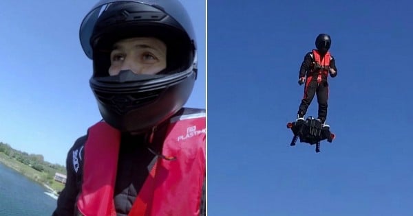 Le Flyboard Air, l'invention française aux performances hallucinantes qui fait rêver le monde entier. Et ça se comprend !