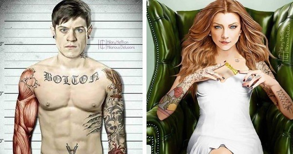 À quoi ressembleraient les personnages de « Game of Thrones » s'ils avaient des tatouages ? 