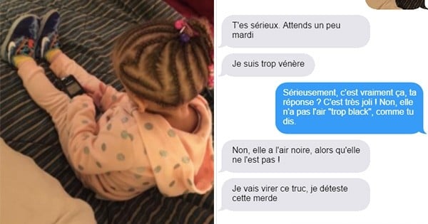 Elle juge la fille de ce papa « trop blanche pour porter ce genre de tresses », il publie ses messages racistes sur Facebook