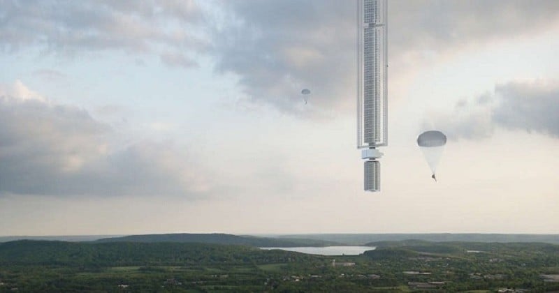 Incroyable, mais vrai : ce projet fou de gratte-ciel, attaché à un astéroïde, suspendu dans le ciel, fait rentrer l'architecture dans une autre dimension !