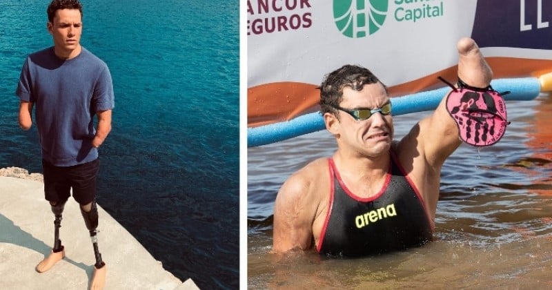 Amputé des quatre membres, il devient le premier nageur handisport à terminer une course en eau libre de 57 km