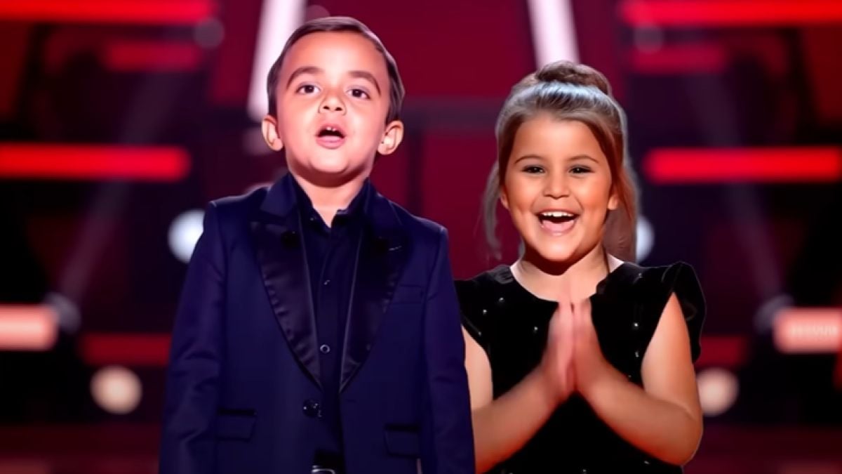 Nikos Aliagas et Karine Ferri en version enfants