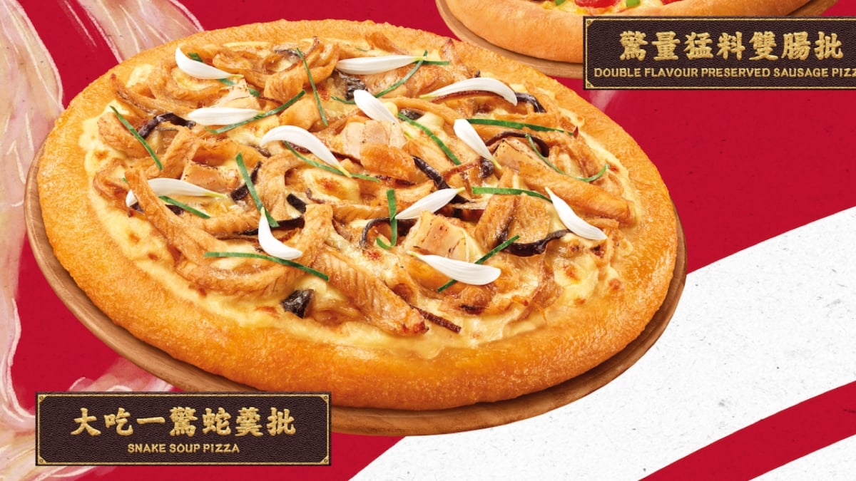 Une pizza au serpent ? Pizza Hut lance une nouvelle recette plutôt osée...