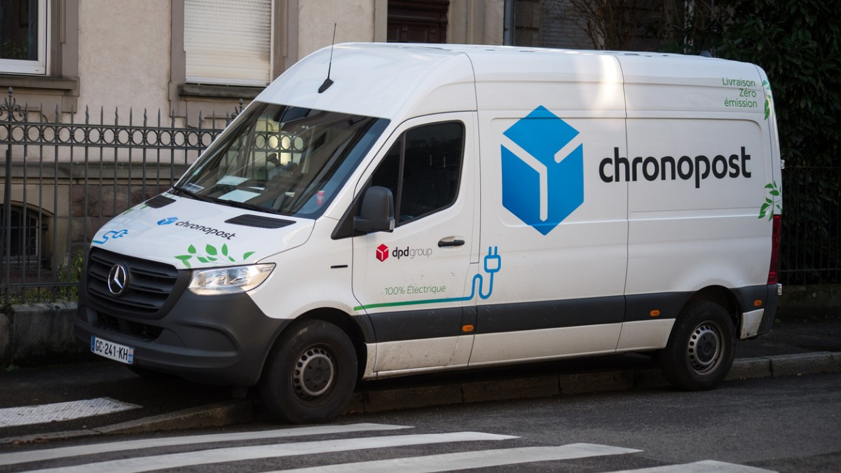 Un camion de livraison Chronopost