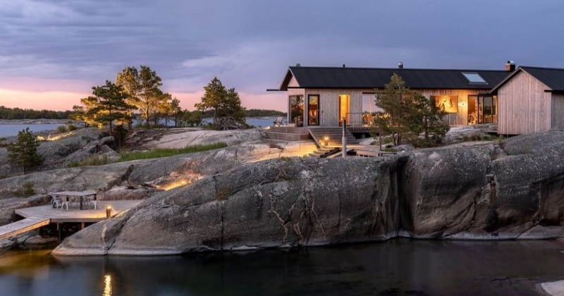 Cette maison de rêve sur une île privée en Finlande est à louer et on parie que vous allez craquer !