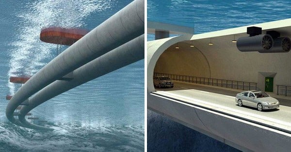 En Norvège, il y aura bientôt des tunnels flottants pour traverser les fjords !