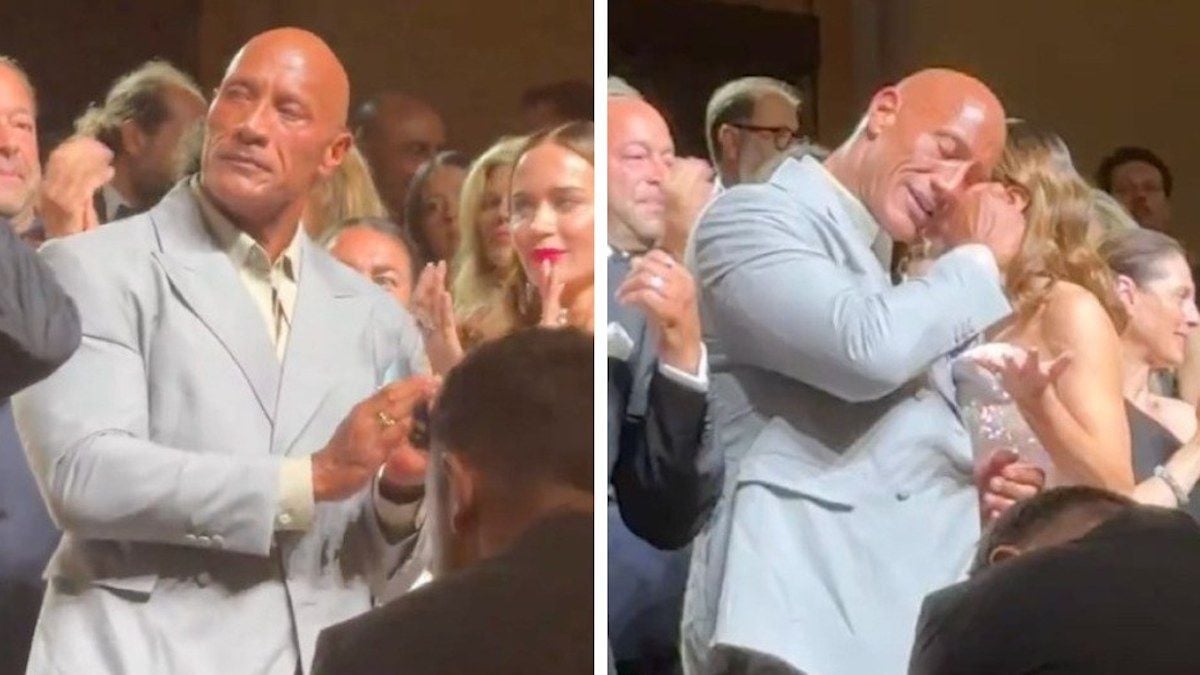 Dwayne Johnson fond en larmes face aux réactions provoquées par son nouveau film