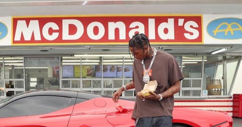 Mc Donalds et Travis Scott, la collab qui déchaîne les foules