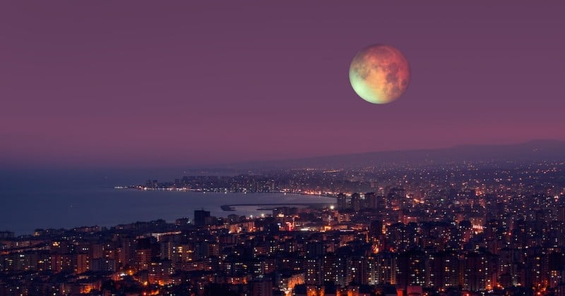 Une éclipse partielle de la lune sera observable ce soir, à la tombée de la nuit, partout en France