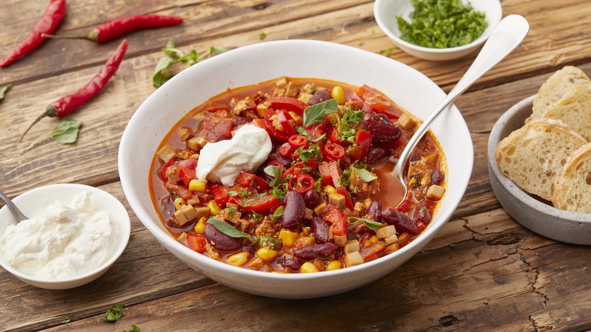Chili sin carne : le plat végétarien, healthy mais qui promet une explosion de saveurs à la dégustation !