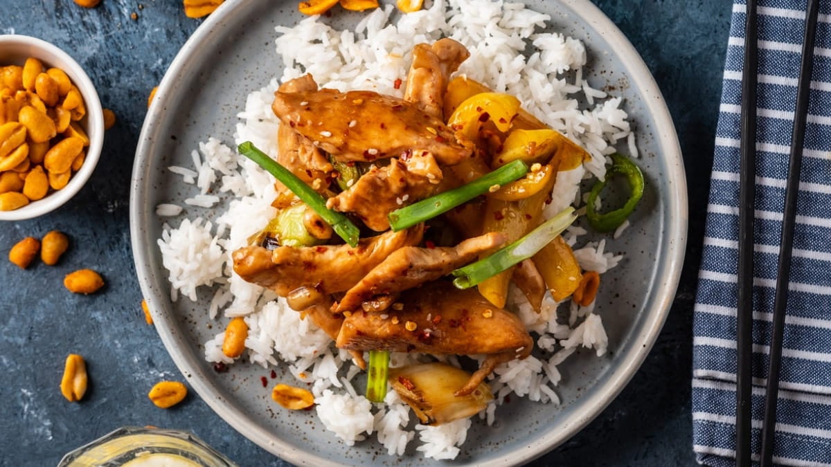 recette de poulet avec du riz