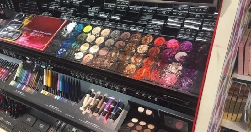 Un enfant détruit pour 1200 euros de maquillage chez Sephora