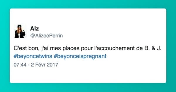 Beyoncé enceinte de jumeaux : 20 tweets très drôles sur la grossesse annoncée de la chanteuse star