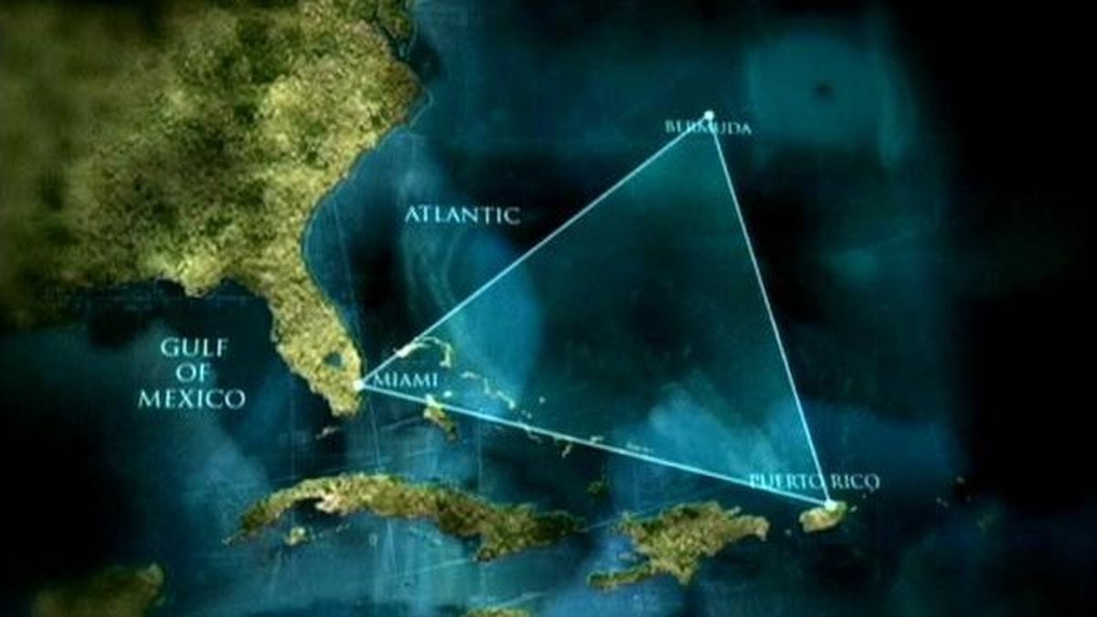 Le triangle des Bermudes vu du ciel
