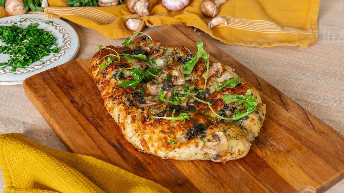 Garlic bread à la truffe