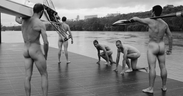 Mesdames (Messieurs ?), voici les premières photos particulièrement hot du calendrier des « Dieux de l'Aviron » : 2017 sera chaud !