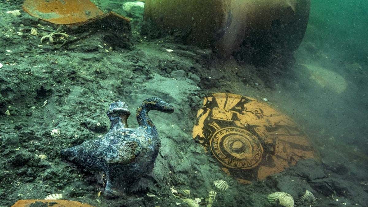 En Egypte, un véritable trésor découvert sous les eaux de la Méditerranée