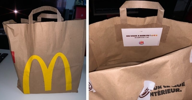 Le poisson d'avril de Burger King a surpris de nombreux clients, qui ont reçu leurs commandes dans des sacs McDonald's