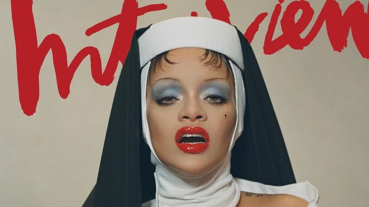 Rihanna pose en tenue de nonne dénudée pour un magazine, les photos osées font polémique