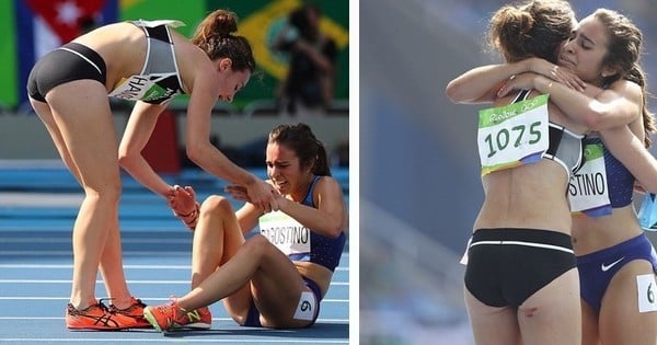 « Je suis extrêmement touchée par ce qu'Abbey a fait pour moi. Cette fille, c'est l'esprit olympique personnifié ! » L'athlète qui a terminé dernière suite à son magnifique geste de fair-play aura finalement l'opportunité de concourir... lors de la finale