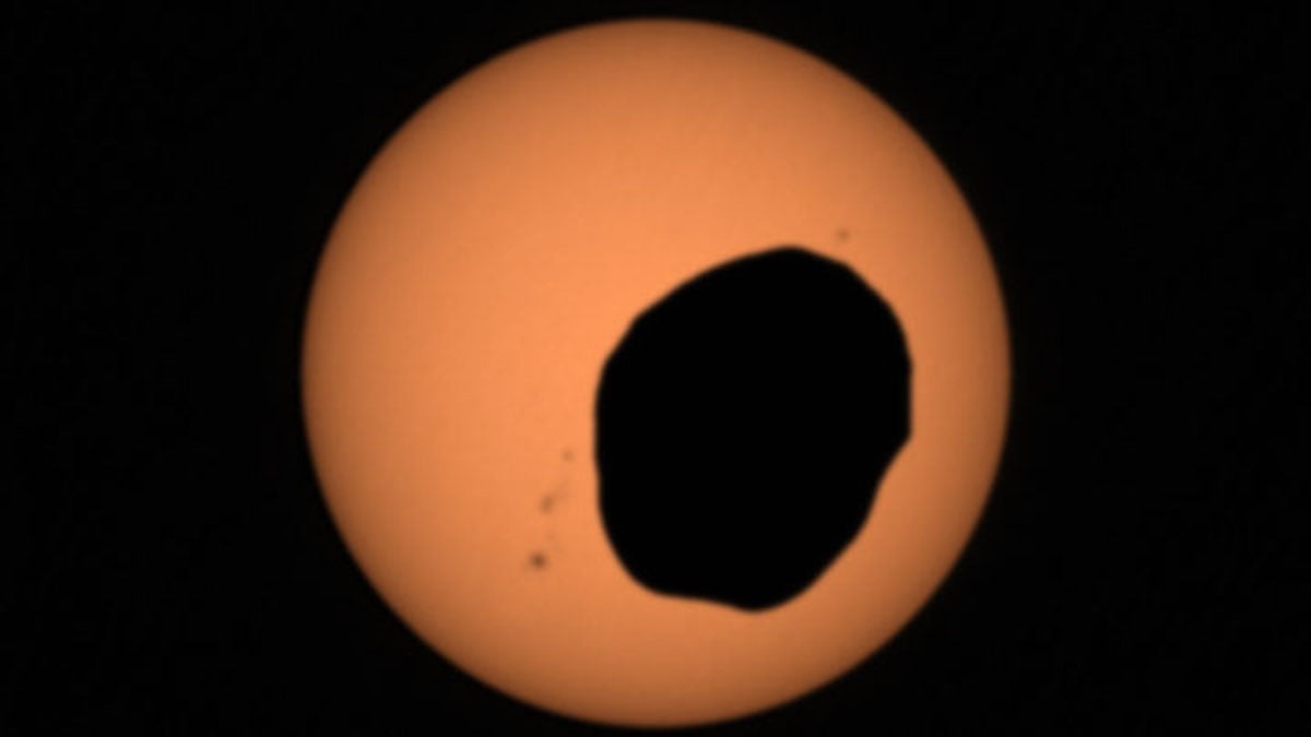 La NASA dévoile les images de l'éclipse solaire observée depuis la planète Mars