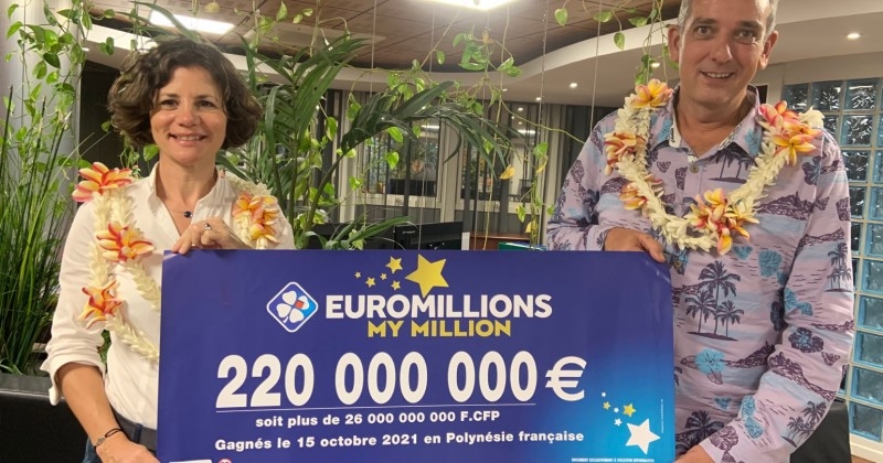 Euromillions : une Tahitienne a remporté 220 millions d'euros alors qu'elle jouait pour la première fois