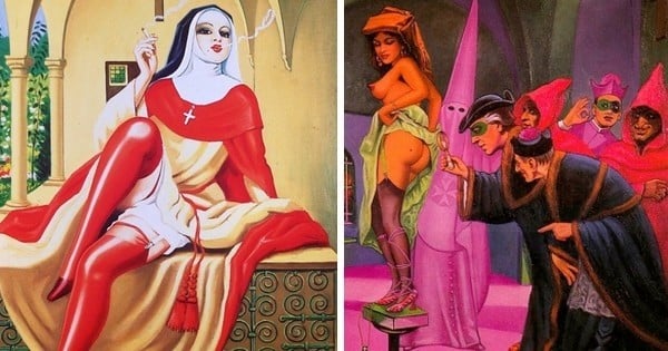 Nonnes sexy, bondage et autres pratiques X : connaissez-vous le surréaliste Clovis Trouille ?