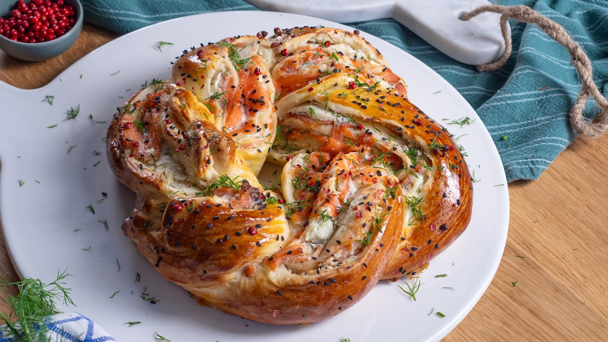 Couronne de saumon à l'aneth