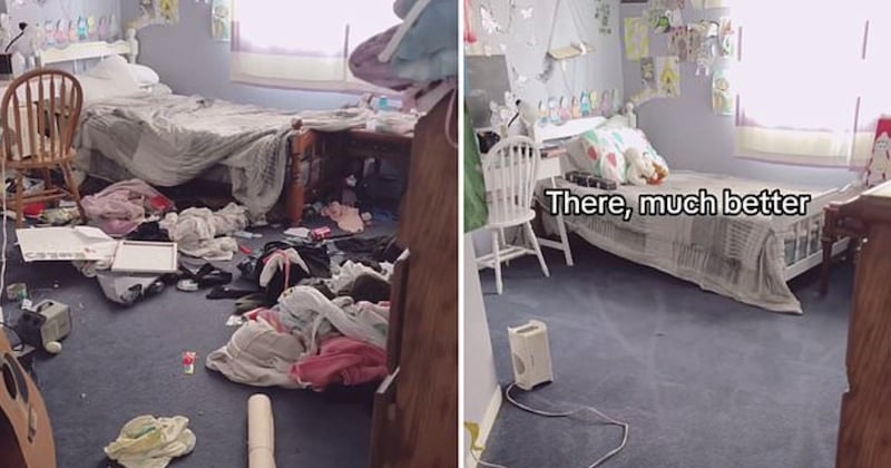 Cette maman range la chambre de sa fille et partage le résultat en vidéo... mais déclenche la colère des internautes