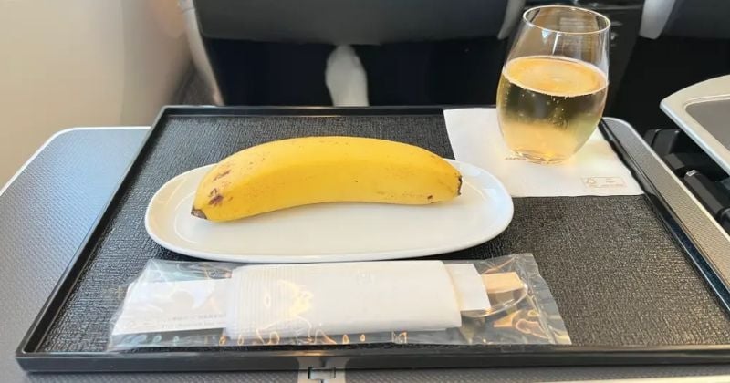 « C'est un peu insultant » : il demande un repas vegan en classe affaire, l'équipage lui sert une... banane