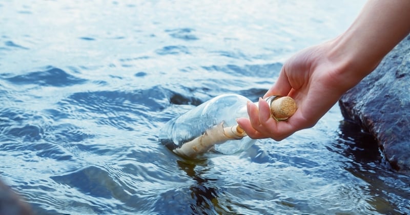 37 ans après avoir été mise à la mer, une bouteille contenant un message a été retrouvée à HawaÏ