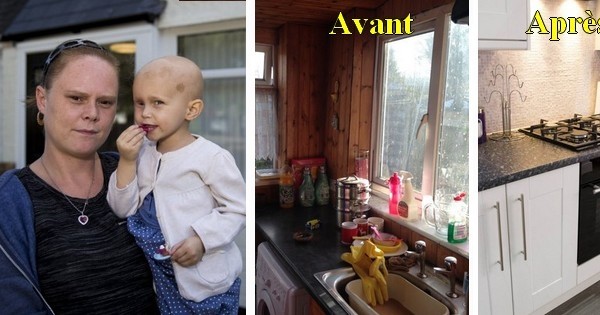De retour après des longs mois de traitement contre le cancer pour leur fille, ils trouvent leur  maison entièrement rénovée par leurs voisins !