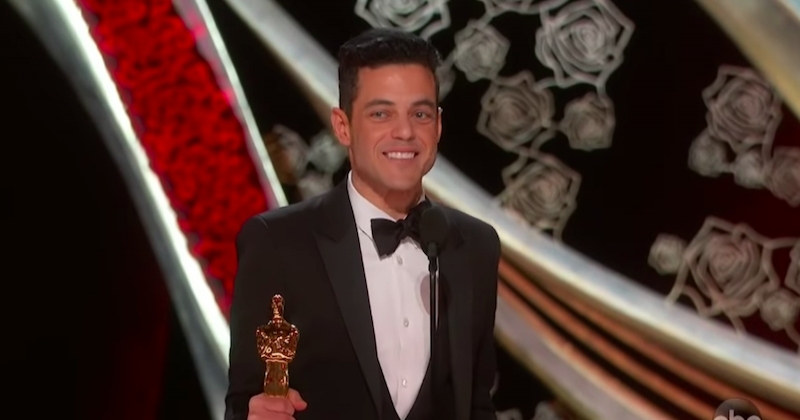 Rami Malek sacré meilleur acteur lors de la cérémonie des Oscars