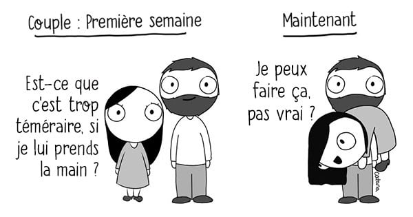 11 dessins adorables sur l'amour et le quotidien d'une relation de couple... Ces petites bandes dessinées vont vous faire fondre !