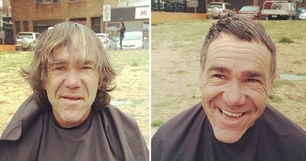 Un barbier de rue donne aux sans-abris un nouveau départ, grâce à son talent !