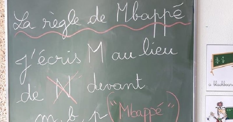 « Règle de Mbappé » : quand le champion du monde apprend l'orthographe aux élèves