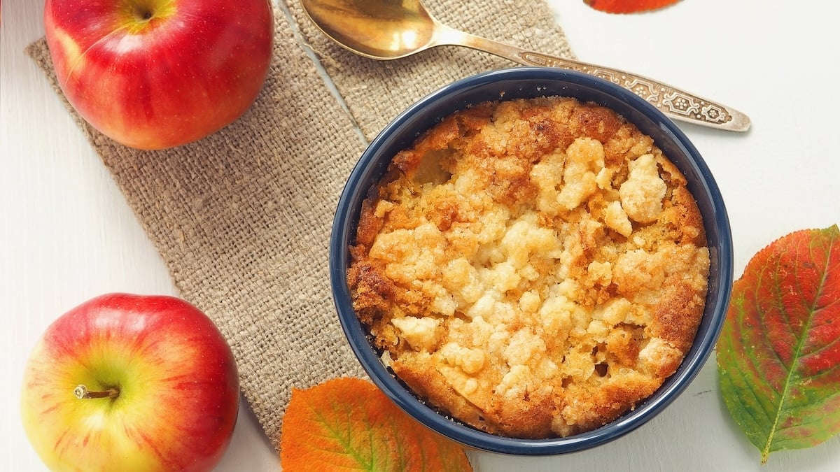 Recette de Crumble aux Pommes