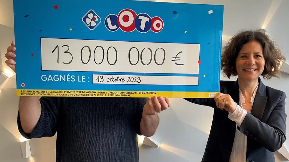 Il gagne 13 millions d'euros au Loto, il va utiliser sa cagnotte pour aider ceux qui en ont besoin 